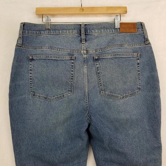 J. Crew 9" Demi‎ Bootcut Crop Jeans 33 High-rise Raw Hem Boot Jean - Picture 5 of 14